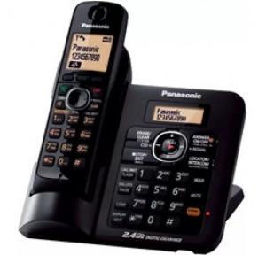Panasonic Black Cordless Landline Phone KX-TG 3821 BX